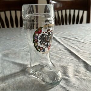 From Germany: boot Stein beer Bier mug glass Oktoberfest German Deutschland
